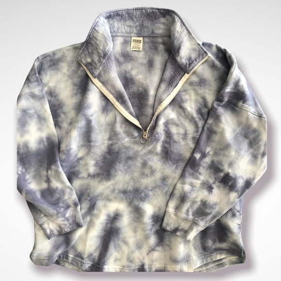 Pink Half Zip Pullover - Picture 3 of 8